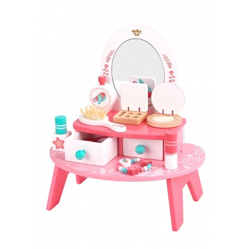 Tooky Toy Τουαλέτα Ομορφιάς Ξύλινη (TL098A)