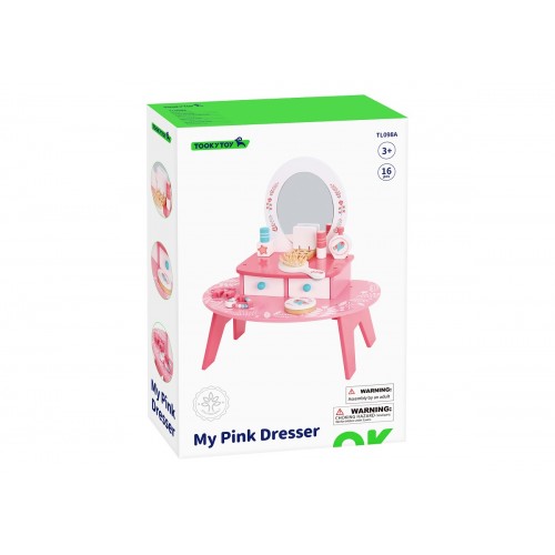 Tooky Toy Τουαλέτα Ομορφιάς Ξύλινη (TL098A)