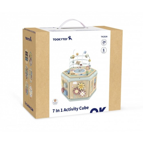 Tooky Toy Κύβος Πολλαπλών Παιχνιδιών 7 σε 1 (TK261N)