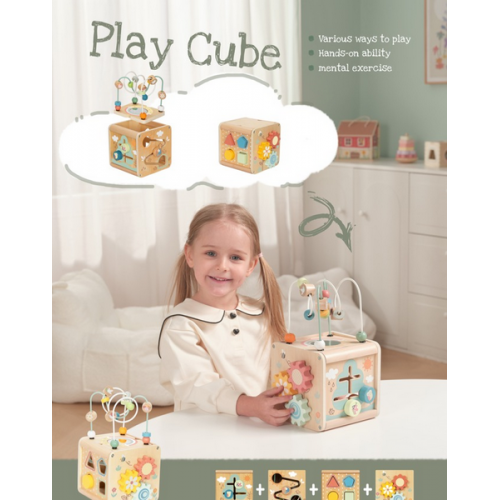 Tooky Toy Κύβος Δραστηριοτήτων Μικρός (TP382)
