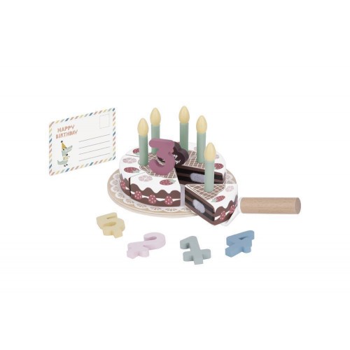 Tooky Toy Ξύλινη Εκπαιδευτική Τούρτα Γενεθλίων (TH544B)