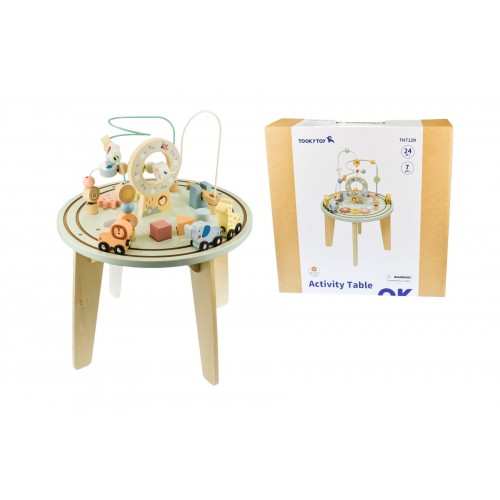 Tooky Toy Τραπέζι Δραστηριοτήτων Ξύλινο (TH712N)