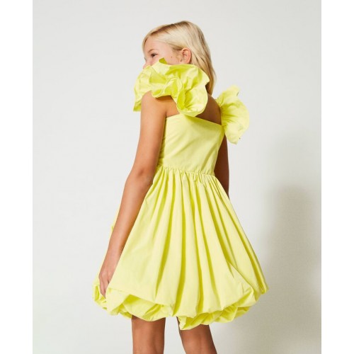 Twinset Φόρεμα Taffeta Κίτρινο (231GJ2Q52)