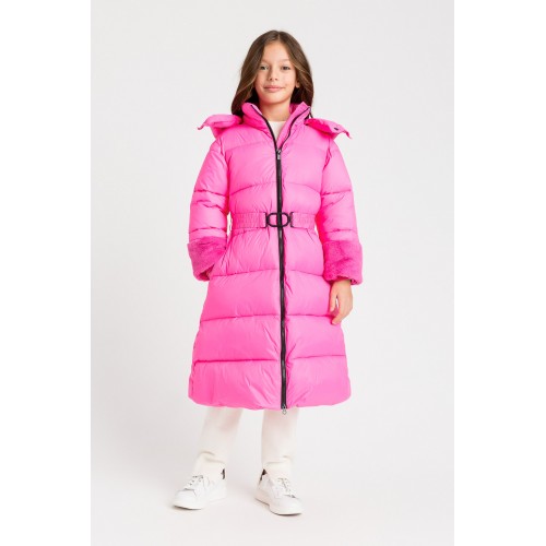 Twinset Μπουφάν Padded Pink Fluo (232GJ2111)