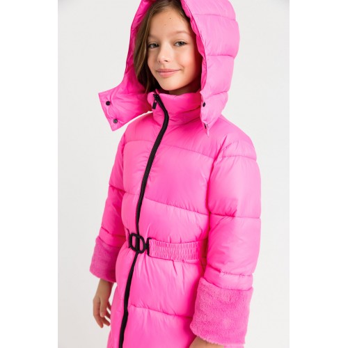 Twinset Μπουφάν Padded Pink Fluo (232GJ2111)