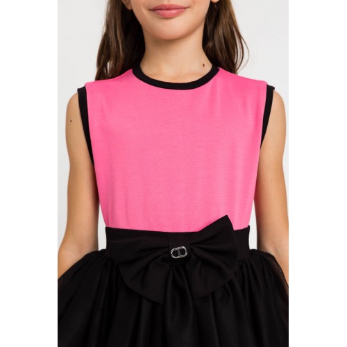 Twinset Φόρεμα Bicolor Pink/Black (232GJ2185)