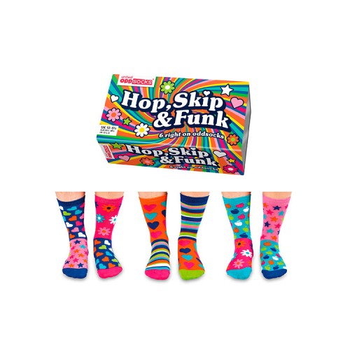 United Odd Socks Κάλτσες Παιδικές 30,5-38,5 Hop, Skip & Funk (02266)