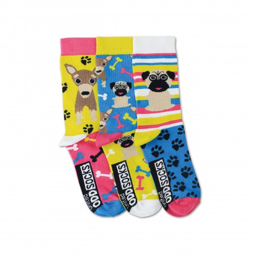 United Odd Socks Κάλτσες Παιδικές 30,5-38,5 Pugs (02318)