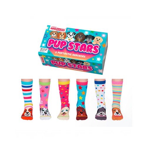 United Odd Socks Κάλτσες Παιδικές 30,5-38,5 Pup Stars (02678)