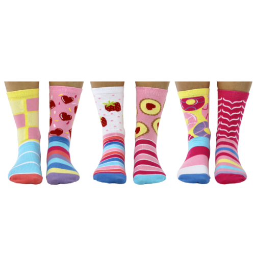 United Odd Socks Κάλτσες Γυναικείες 37-42 Cake Box (02769)