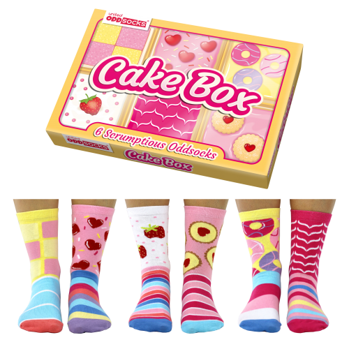 United Odd Socks Κάλτσες Γυναικείες 37-42 Cake Box (02769)