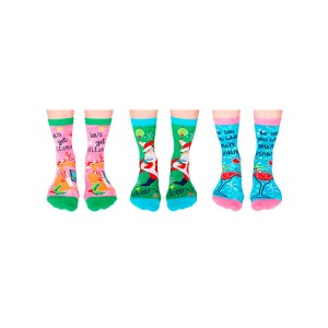 United Odd Socks Κάλτσες Γυναικείς 37-42 Let's Get Blitzened (02715)