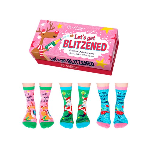 United Odd Socks Κάλτσες Γυναικείς 37-42 Let's Get Blitzened (02715)
