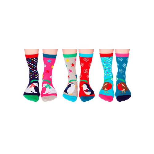 United Odd Socks Κάλτσες Γυναικείς 37-42 Merry Kissmas (02710)