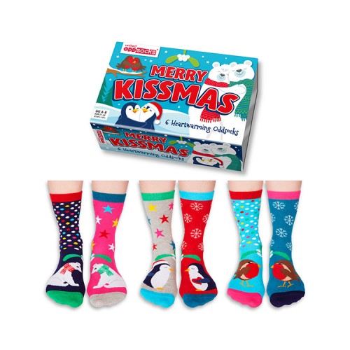 United Odd Socks Κάλτσες Γυναικείς 37-42 Merry Kissmas (02710)