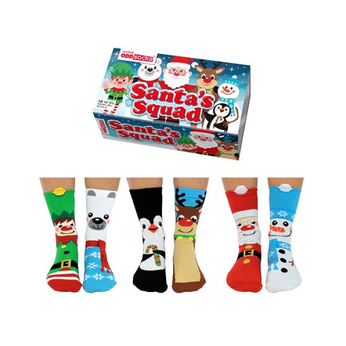 United Odd Socks Κάλτσες Παιδικές 30,5-38,5 Santa's Squad (02568)