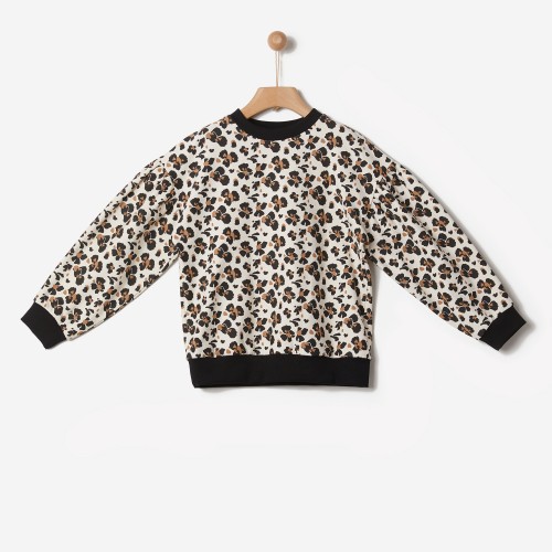 Yelloh Μπλούζα Φούτερ Leopard Flower (42190230038)
