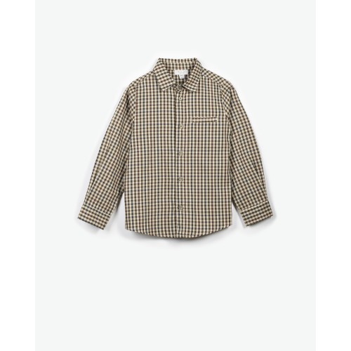 Yelloh Πουκάμισο Καρό Khaki (42211323100)