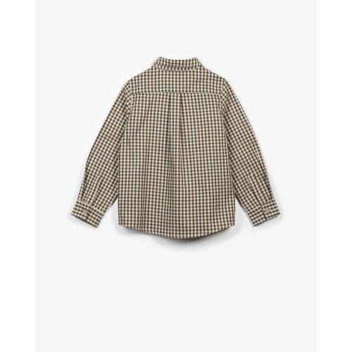 Yelloh Πουκάμισο Καρό Khaki (42211323100)