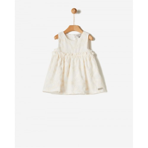 Yelloh Φόρεμα Κεντημένο Buttercream (41070140038)