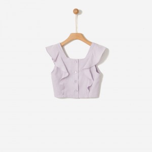 Yelloh Τοπ με Βολάν Tencel (42080429051)