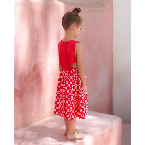 Yelloh Φόρεμα Διπλό Tencel με Κοψίματα (42090140003)