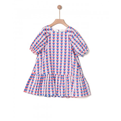 Yelloh Φόρεμα με Φουσκωτά Μανίκια Lovestripes (42090140110)