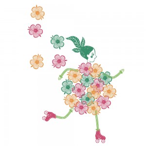Djeco Δημιουργώ με Σφραγίδες Κορίτσια των Λουλουδιών (08741)