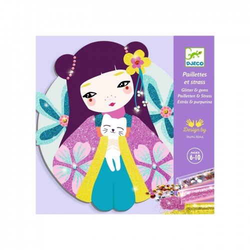 Djeco Δημιουργώ με Glitter και Στρας Γκέισσες (09523)