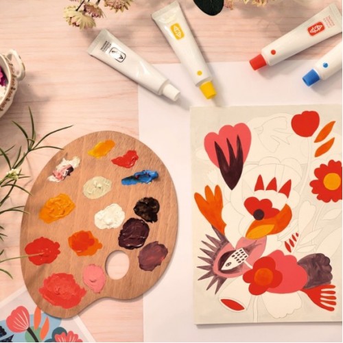 Djeco Atelier 23 Ζωγραφική σε Καμβά - Μίξη Χρωμάτων Λιβάδι (10023)