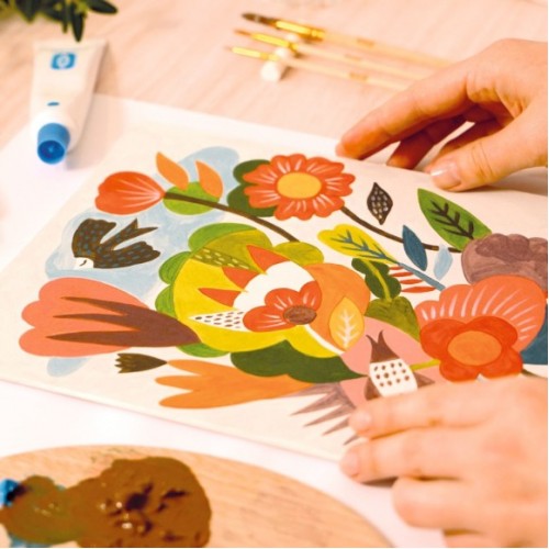 Djeco Atelier 23 Ζωγραφική σε Καμβά - Μίξη Χρωμάτων Λιβάδι (10023)