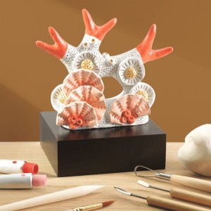 Djeco Atelier 85 Σετ Γλυπτικής με πηλό Κοράλια (10085)