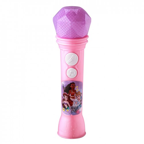 eKIDS Disney Princess Ασύρματο Μικρόφωνο Karaoke με ενσωματωμένη μουσική, φωτισμό, Sound Effects (DP070)