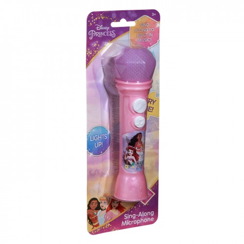 eKIDS Disney Princess Ασύρματο Μικρόφωνο Karaoke με ενσωματωμένη μουσική, φωτισμό, Sound Effects (DP070)
