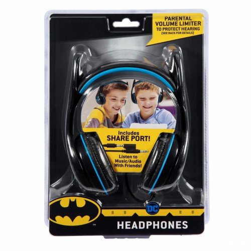 eKIDS Batman Ενσύρματα Ακουστικά με ασφαλή μέγιστη ένταση ήχου (BM140)