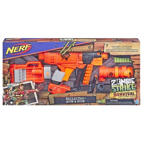 Nerf Zombie Strike Nailbiter Zoom & Doom (E6163)