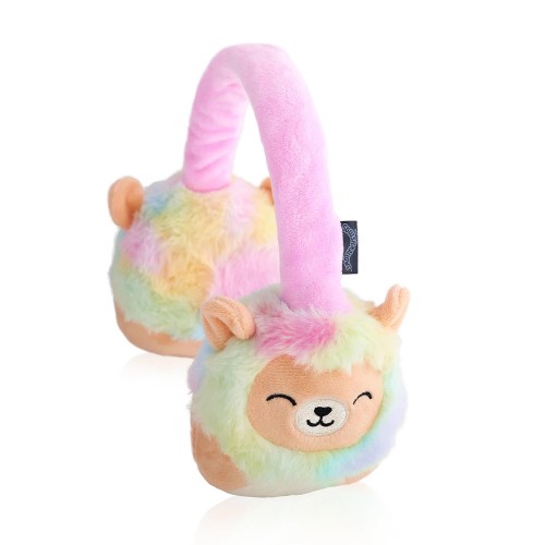 Lazerbuilt Squishmallows Leonard The Lion – Λούτρινα Ασύρματα Παιδικα Ακουστικά με Μικρόφωνο (HMSQM-BT-LEONARD)