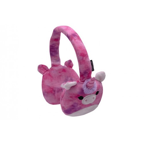 Lazerbuilt Squishmallows Lola The Unicorn – Λούτρινα Ασύρματα Παιδικα Ακουστικά με Μικρόφωνο (HMSQM-BT-LOLA)