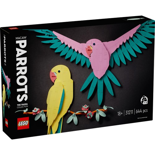 Lego Icons The Fauna Collection Macaw Parrots (31211)