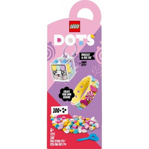 Lego Dots Candy Kitty Bracelet & Bag Tag (41944)