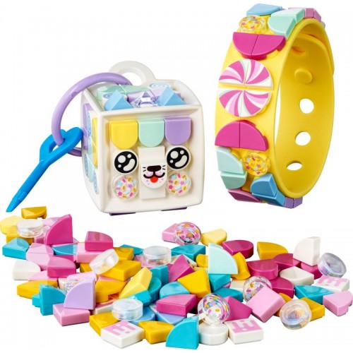 Lego Dots Candy Kitty Bracelet & Bag Tag (41944)