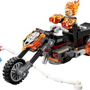 Lego Marvel Super Heroes Spider-Man Vs Ghost Rider Motorcycle (76335)
