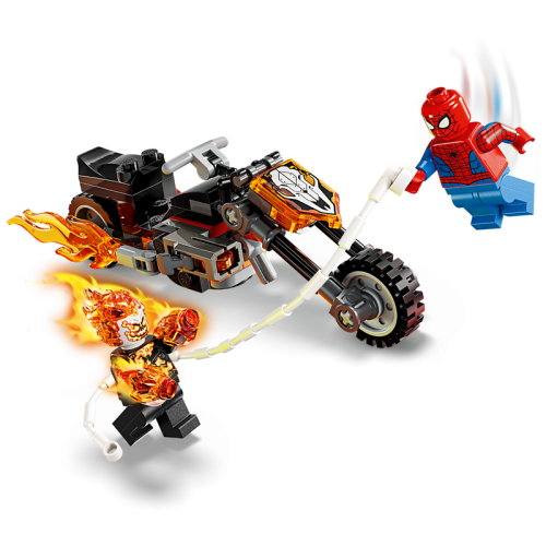 Lego Marvel Super Heroes Spider-Man Vs Ghost Rider Motorcycle (76335)