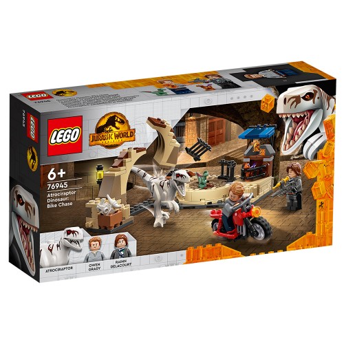 Lego Jurassic World Atrociraptor Dinosaur: Bike Chase (76945)