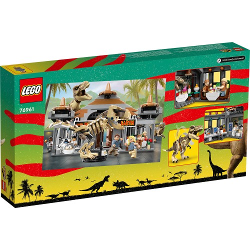 Lego Jurassic World Visitor Center: T. rex & Raptor Attack (76961)