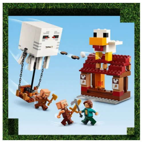 Lego Minecraft The Ghast Ballon Village Attack (21273)