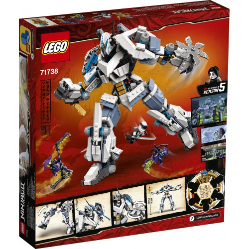 Lego Ninjago Legacy Zanes Titan Mech Battle Ninja (71738)