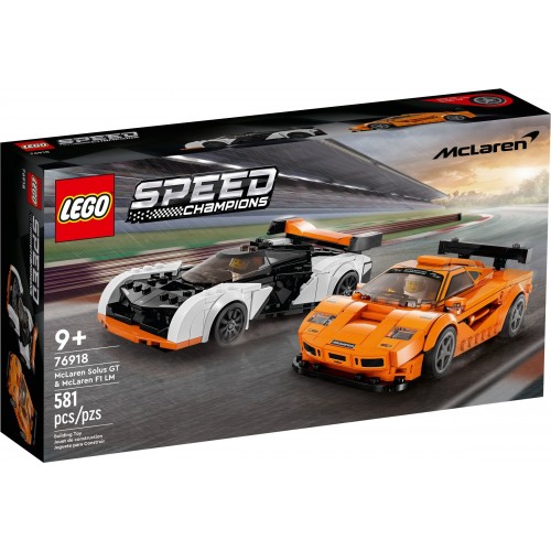 Lego Speed Champions McLaren Solus GT & McLaren F1 LM (76918)