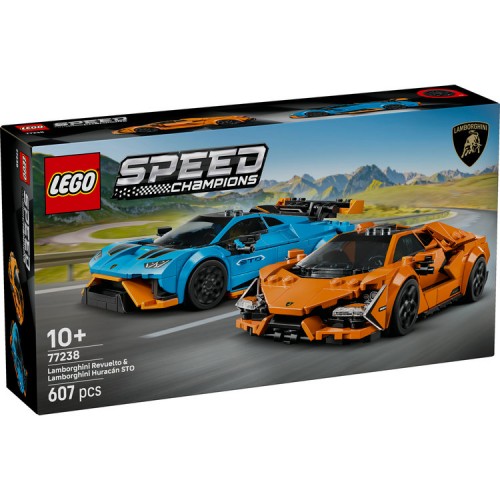 Lego Speed Champions Lamborghini Revuelto & Hurakan STO (77238)