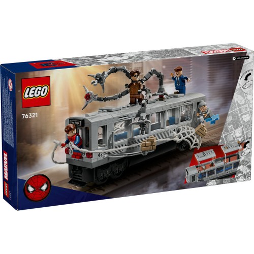 Lego Super Heroes Spider-Man vs Doc Ock Subway Train Scene (76321)